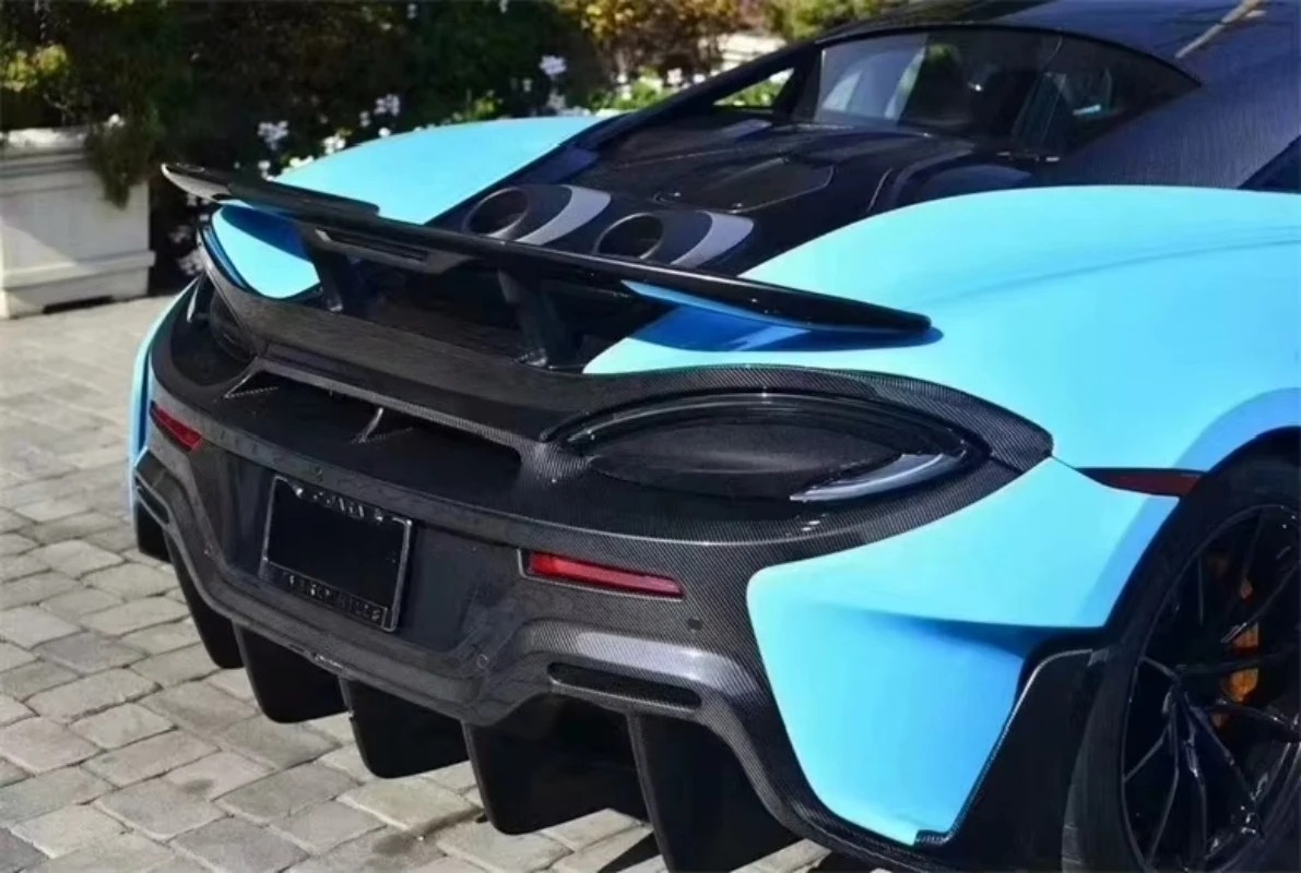 High Quality Fast Delivery Whole Sale Price Dry Carbon Fiber 600LT Rear Bumper Body Kits for 540-570S